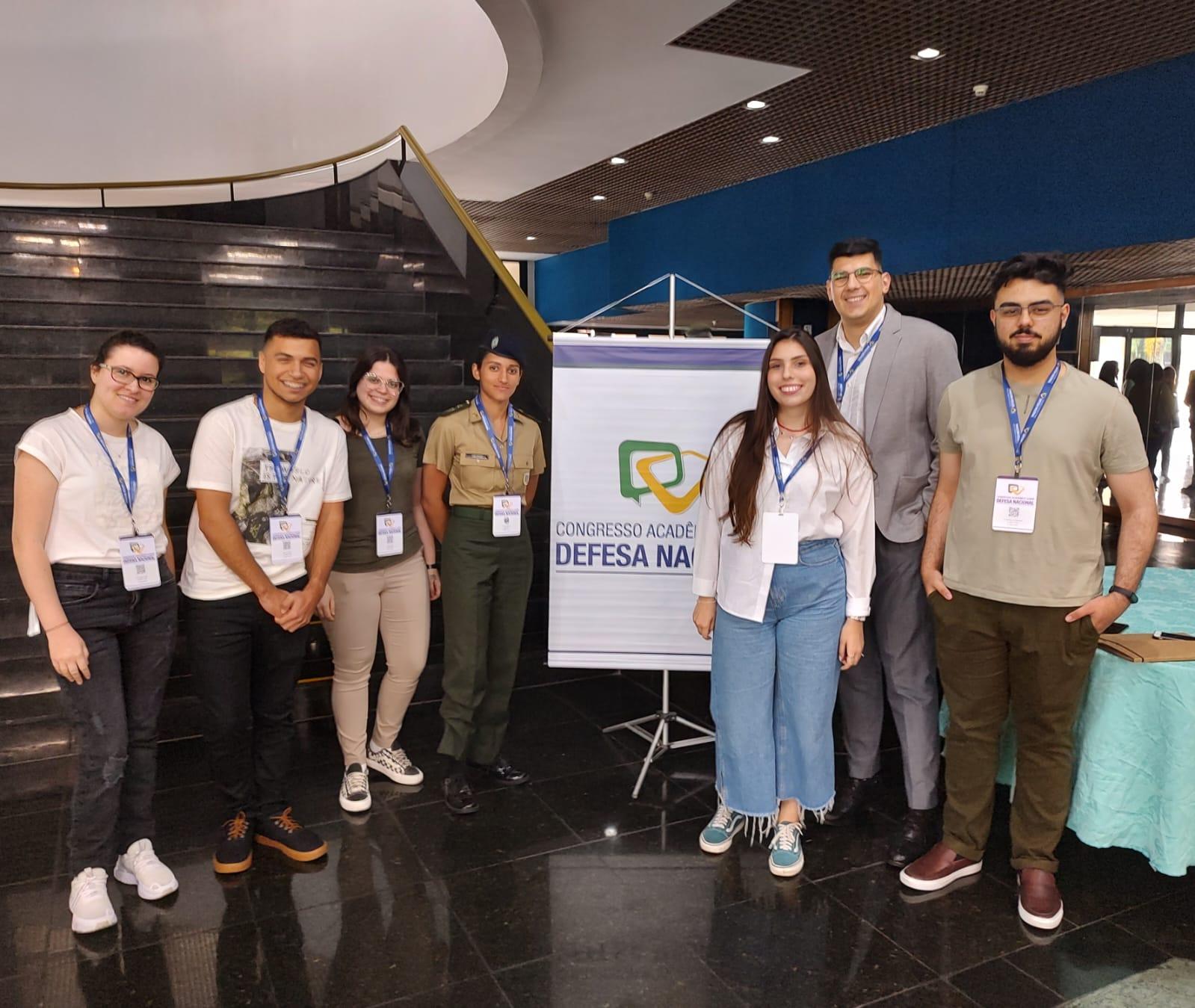 Estudantes de Relações Internacionais da UniRitter participam de Congresso Acadêmico sobre Defesa Nacional